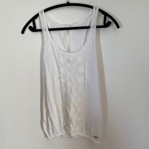 Hollister white tank top - Brand new never worn